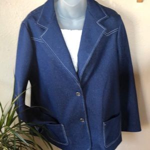 Vgt 1970’s polyester blazer Alamode over sized 20 jacket